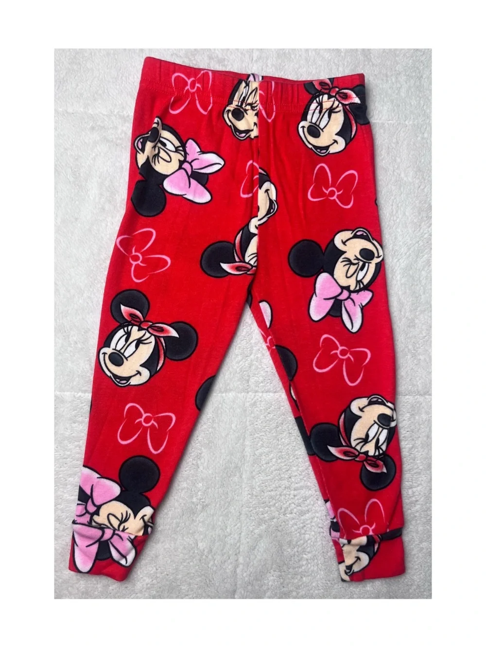 Minnie Mouse Disney Junior I Size 2T Pajama Set - Long Sleeve Top & Pants